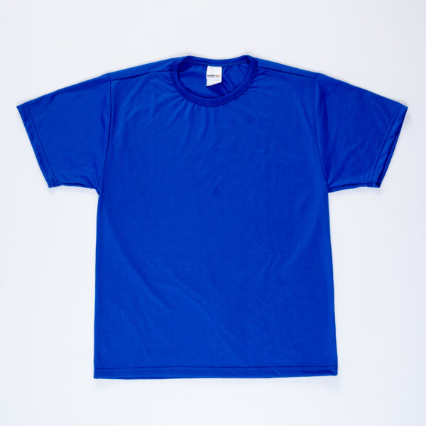 Camiseta azul manga curta 1