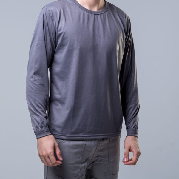 Camiseta cinza manga longa 3